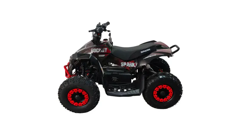 Квадроцикл с электродвигателем Spark Rocket 1000w (красный), фото фото 4