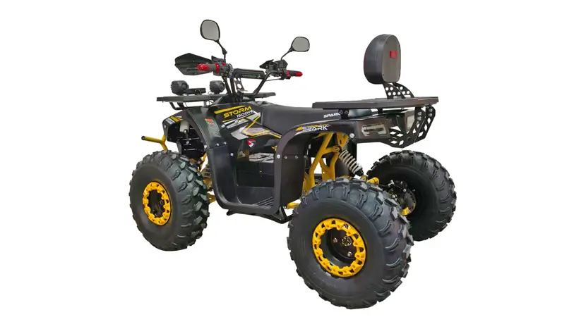 Квадроцикл с электродвигателем Spark Storm 1500w (желтый), фото фото 5