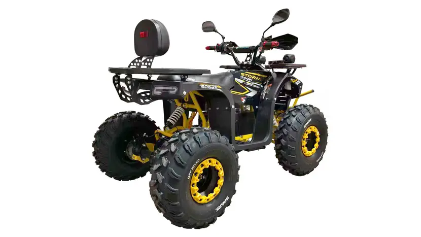 Квадроцикл с электродвигателем Spark Storm 1500w (желтый), фото фото 7