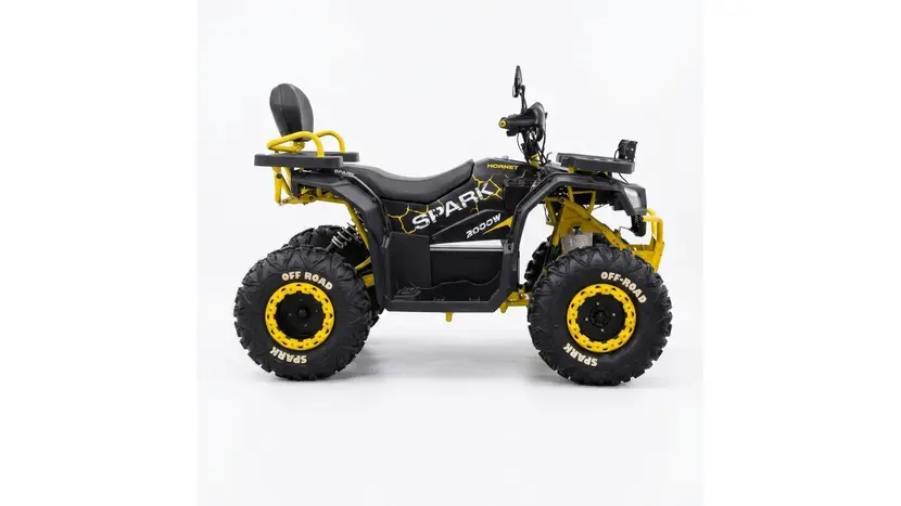 Квадроцикл с электродвигателем Spark Hornet 3000w (желтый), фото фото 2