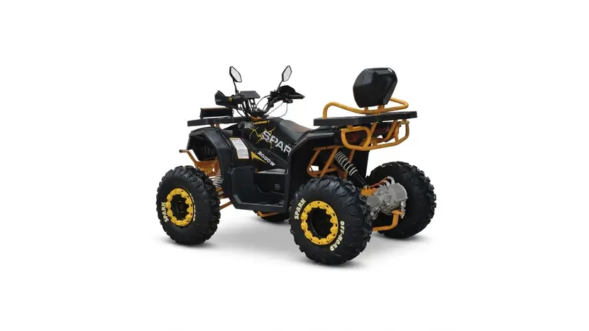 Квадроцикл с электродвигателем Spark Hornet 3000w (желтый), фото фото 4