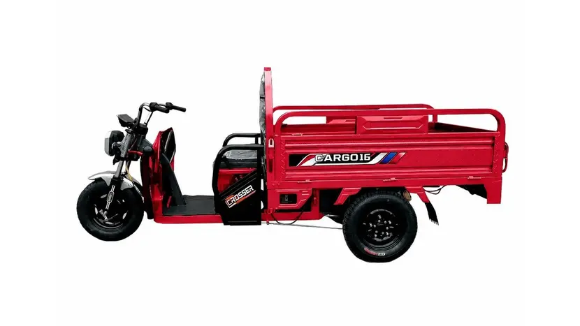 Электротрицикл грузовой CROSSER CARGO 16 (2000W) 60V 45Ah красный, фото фото 2