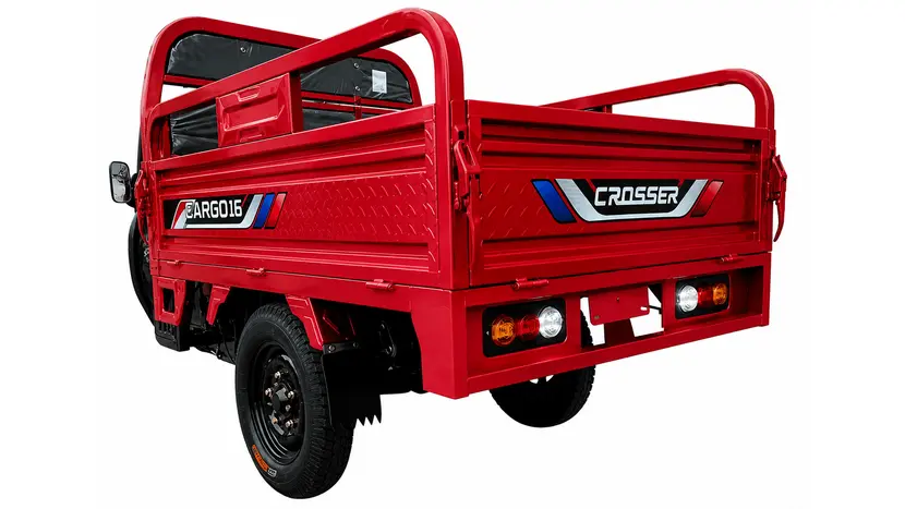 Электротрицикл грузовой CROSSER CARGO 16 (2000W) 60V 45Ah красный, фото фото 5