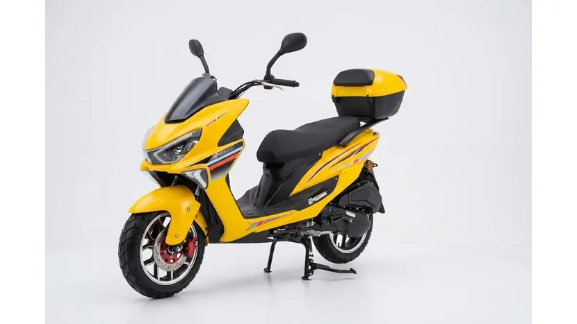 Моторолер Spark SP150S-18 (жовтий) фото 3 купити в Україні