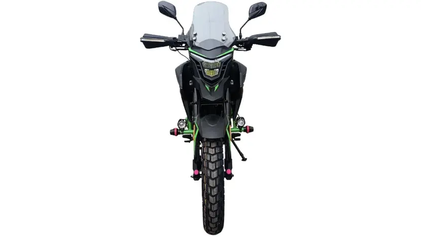Мотоцикл Spark SP300T-2 (TEKKEN 300 dual sport) (черный с зеленым), фото фото 2