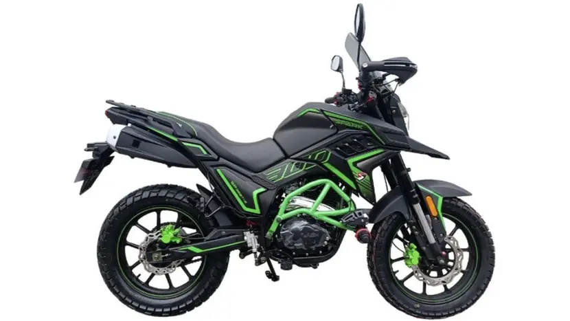 Мотоцикл Spark SP300T-2 (TEKKEN 300 dual sport) (черный с зеленым), фото фото 7