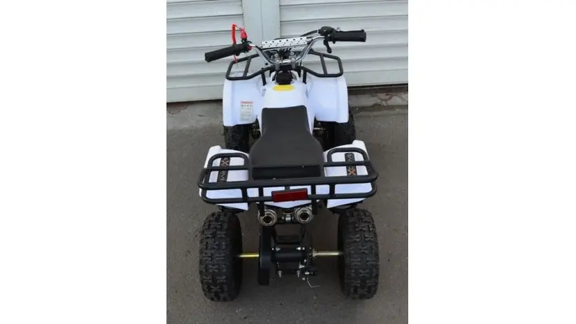 Квадроцикл Pocket ATV 2T 65cc кікстартер-електростартер (білий) фото 4 купити в Україні