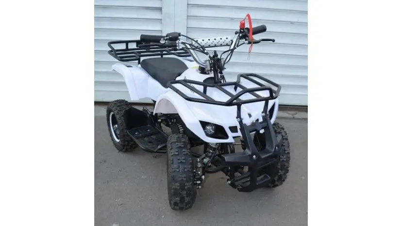 Квадроцикл Pocket ATV 2T 65cc кікстартер-електростартер (білий) фото 6 купити в Україні