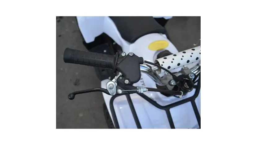 Квадроцикл Pocket ATV 2T 65cc кікстартер-електростартер (білий) фото 9 купити в Україні