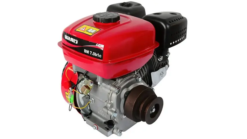 Двигун Vitals BM 7.0b1c (редуктор с центробiжним зчепленням) бензиновий 7 к.с. вал 19.00 мм.- шпоночний зi шкiвом фото 3 купити в Україні