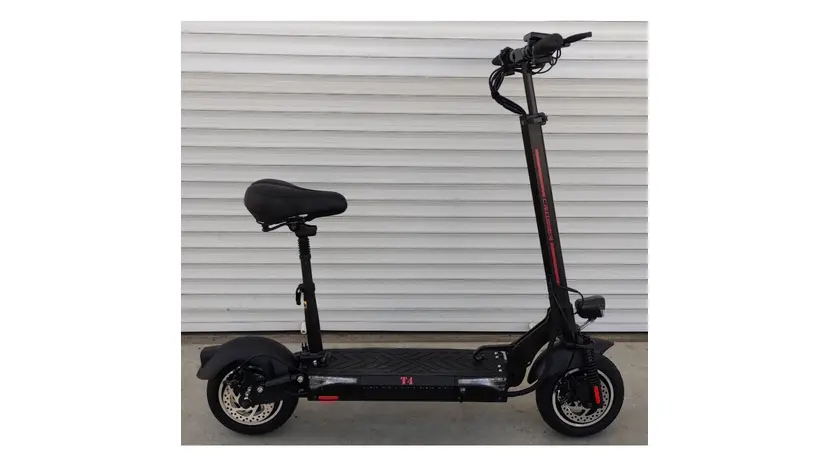 Электросамокат Crosser T4 (1000 Вт; 48 В; 12,5 А/ч), колёса 10" квадрат спидометр + сиденье, фото фото 9