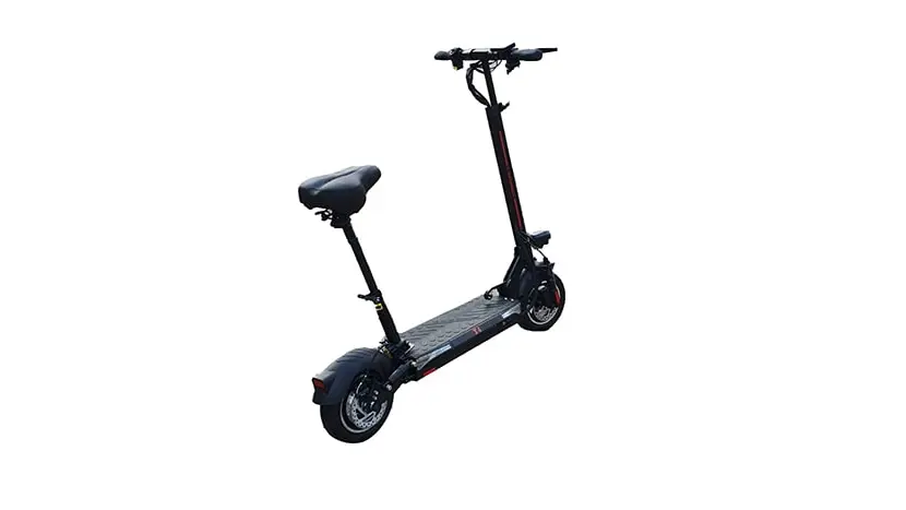 Электросамокат Crosser T4 (1000 Вт; 48 В; 12,5 А/ч), колёса 10" квадрат спидометр + сиденье, фото фото 2