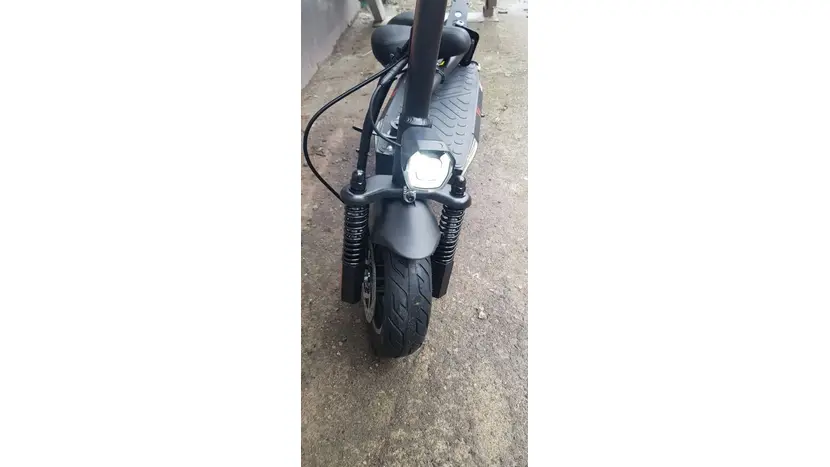Электросамокат Crosser T4 (1000 Вт; 48 В; 12,5 А/ч), колёса 10" квадрат спидометр + сиденье, фото фото 17
