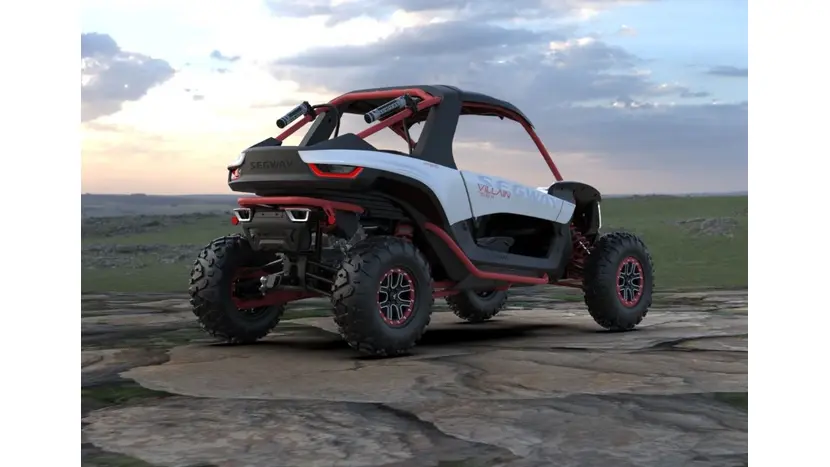 Мотовсюдихід Segway Villain SX10 Hybrid (біло-червоний) фото 17 купити в Україні