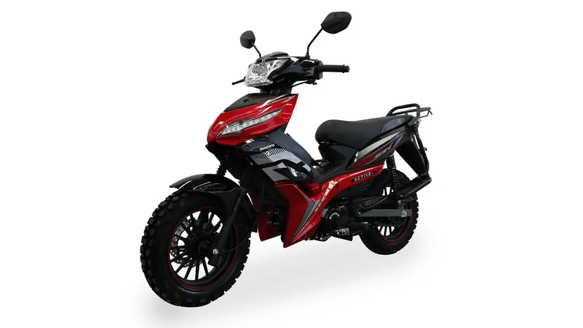 Скутеретта MUSSTANG MT125-3 ACTIVE + (червоно-чорна) фото 2 купити в Україні