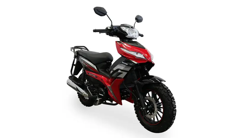 Скутеретта MUSSTANG MT125-3 ACTIVE + (червоно-чорна) фото 3 купити в Україні