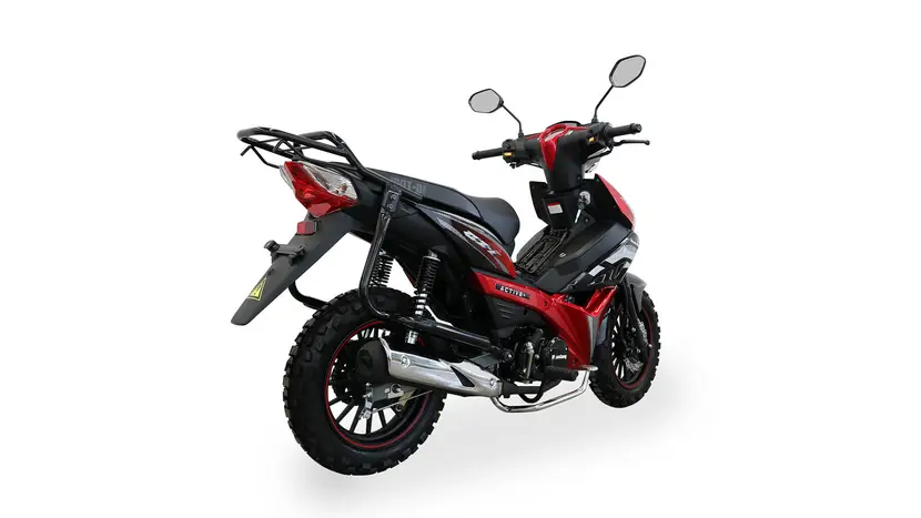 Скутеретта MUSSTANG MT125-3 ACTIVE + (червоно-чорна) фото 4 купити в Україні