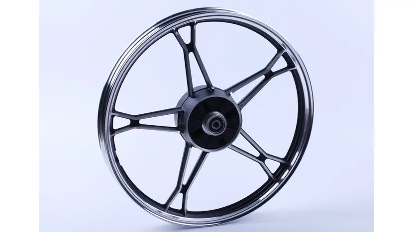 Диск задний литой, барабанный тормоз 17*1,4 (black) 3kg — Дельта/Альфа, фото фото 2