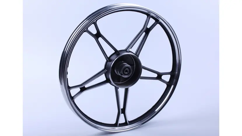 Диск передний литой, барабанный тормоз 17*1,2 (black) 2,5kg — Дельта/Альфа, фото фото 2