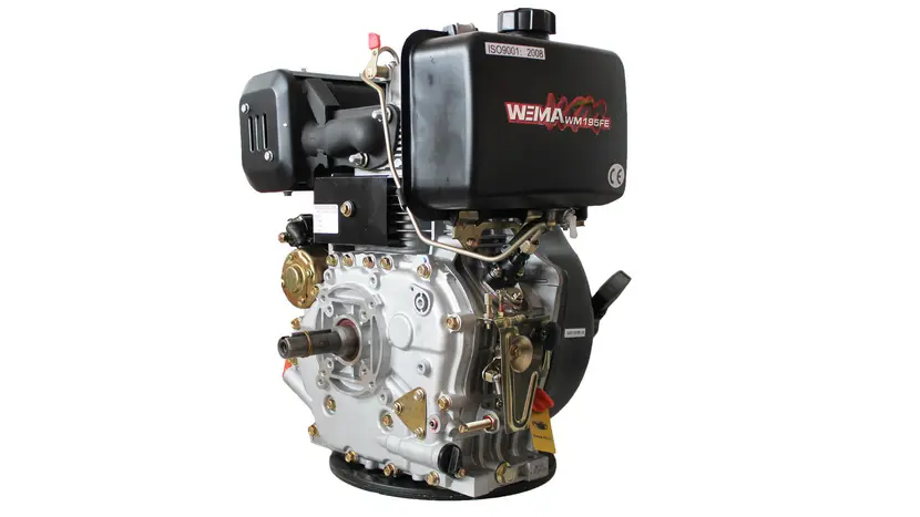 Двигатель Weima WM195FE, 15 л.с., дизельный, вал 25 мм (шпонка), электростартер, фото фото 5
