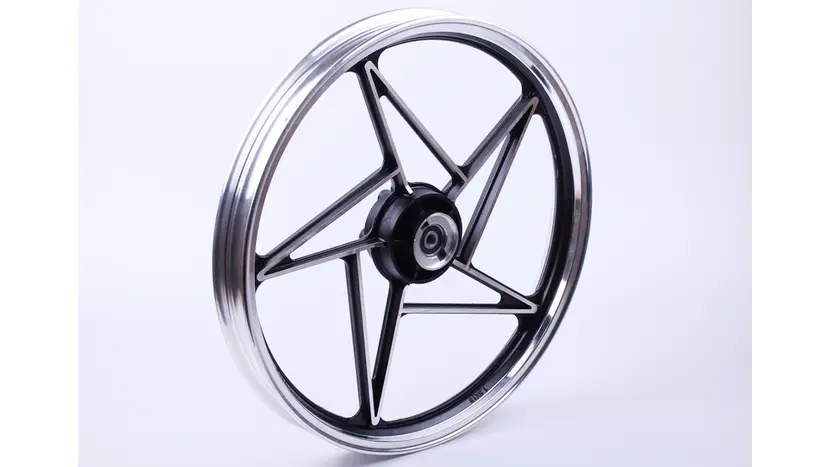 Диск передній литий, дискові гальма 18*1,6 (black) - СВ-125/150 фото 2 купити в Україні