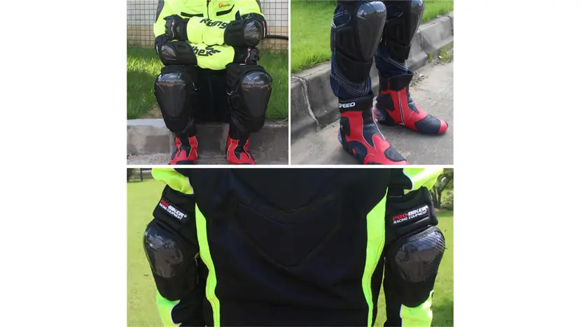 Наколенники защитные PRO BIKER к-кт 2шт, Чёрные, фото фото 10