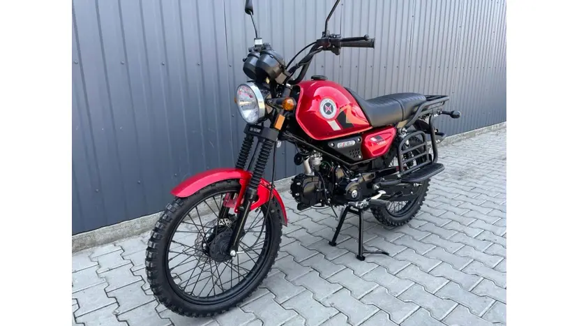 Мопед Shineray COLT 125 червоний фото 2 купити в Україні