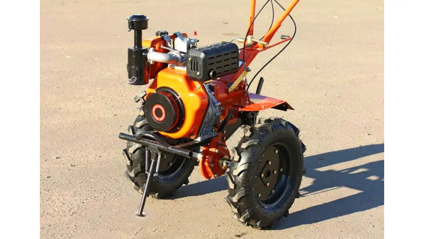 Мотоблок TATA TT-1100B-ZX, 9 л.с., дизель, воздушное (с фрезой), фото фото 2