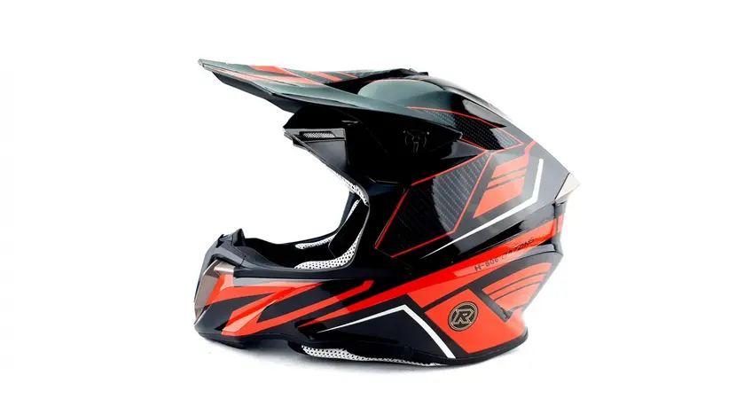 Мотошолом EXdrive EX-806 Dazing Matt Red розмір S фото 4 купити в Україні