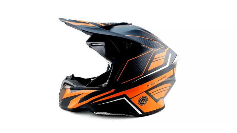 Мотошлем Eхdrive EX-806 Dazing Glossy Orange размер M, фото фото 4