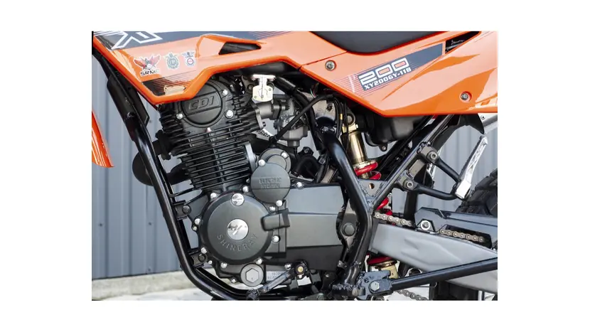 Мотоцикл Shineray XY200GY-11B Light Enduro (помаранчевий) фото 11 купити в Україні