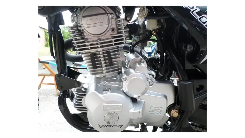 Мотоцикл Viper V250L (чорно-червоний) фото 10 купити в Україні