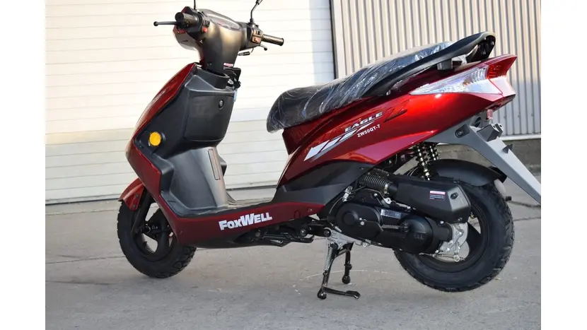 Скутер FoxWell ZW50QT-7 (EAGLE) (Червоний) фото 5 купити в Україні