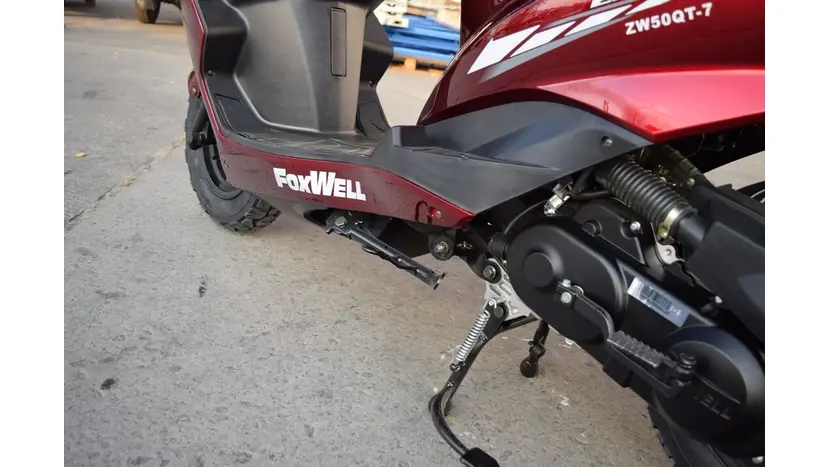 Скутер FoxWell ZW50QT-7 (EAGLE) (Червоний) фото 10 купити в Україні