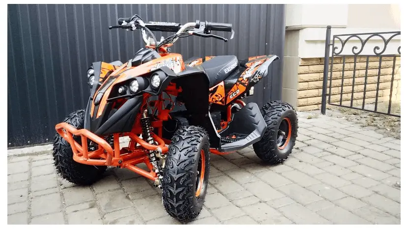 Электроквадроцикл Exdrive E-ATV Renegade 1200W/48V (оранжевый), фото фото 3