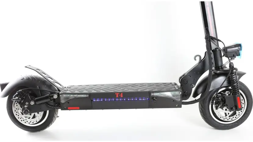 Электросамокат Crosser T4 (1000 Вт; 48 В; 12,5 А/ч), колёса 10" + сидение, амортизационная вилка, БЕЗ ЗАРЯДНОГО, фото фото 7
