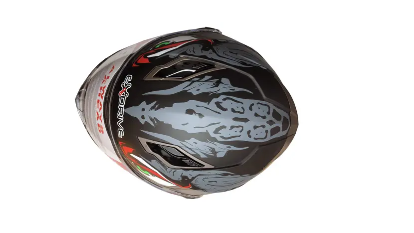 Мотошолом EXdrive EX-09B Jaws Matt Black розмір XL фото 5 купити в Україні