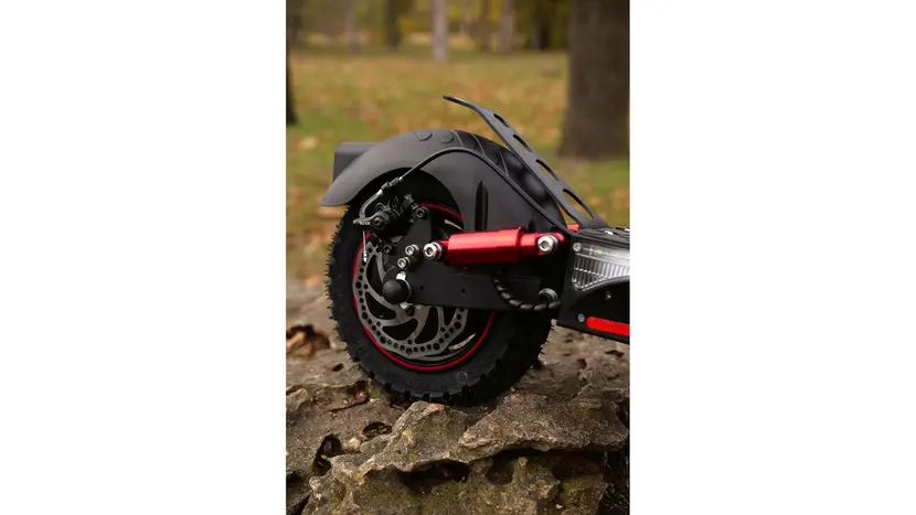 Электросамокат Crosser T4 Turbo-S (1500 Вт х 2 мотора; 60 В; 15 А/ч) колёса 10" + сидение, фото фото 13