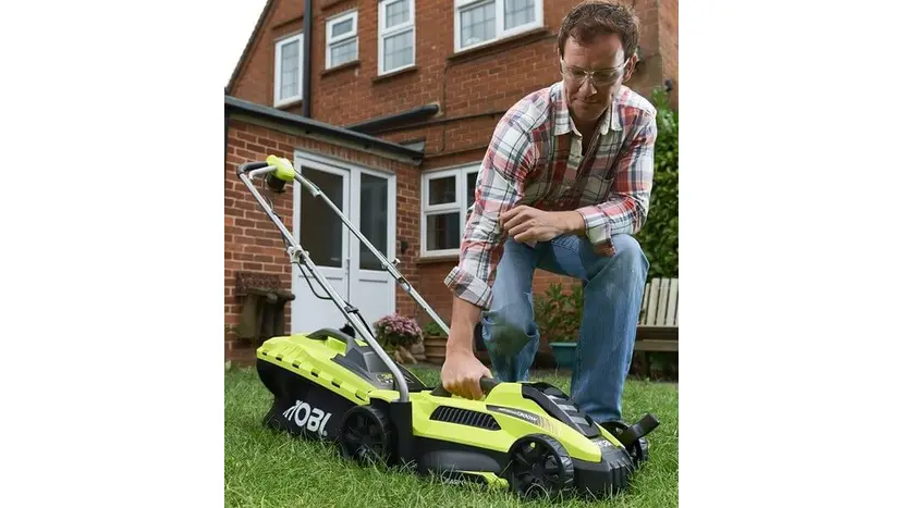 Газонокосарка електрична Ryobi RLM13E33S фото 7 купити в Україні