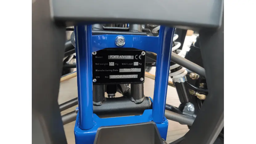 Квадроцикл Forte ATV125B (синій) фото 6 купити в Україні