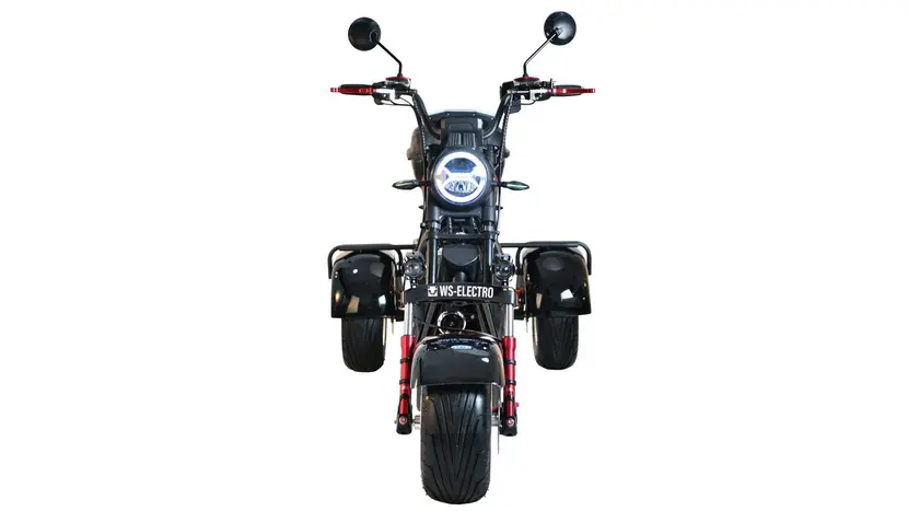 Электротрайк WS-ELECTRO PRO TRIKE 3000W Black, фото фото 3