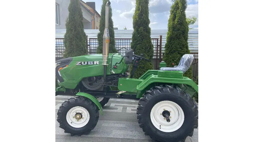 Мототрактор Zubr T-25 PLUS (3-х точка) + фреза 1.4 м фото 2 купити в Україні