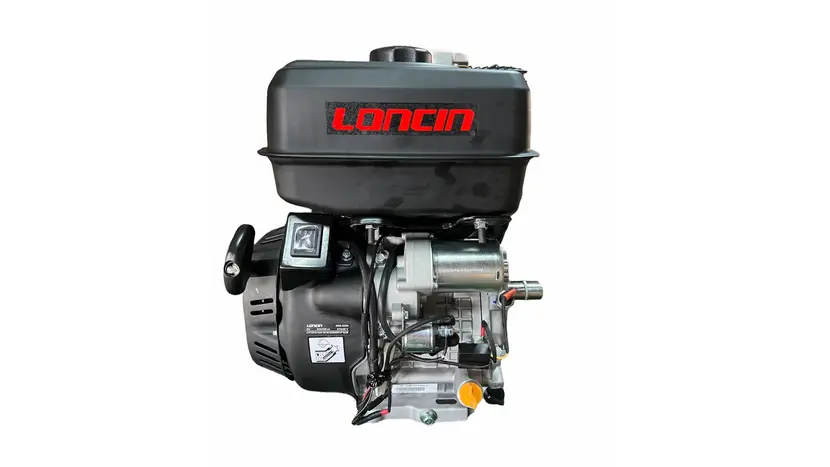 Двигун Loncin LC192FD, 20 к.с., бензиновий, вал 25 мм (шпонка), електростартер фото 2 купити в Україні