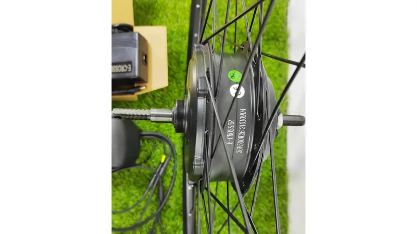 Электронабор не спицованный E-Crosser 36V/500W задний редукторный под трещотку 29 дюймов, батарея li-ion 13A, фото фото 3