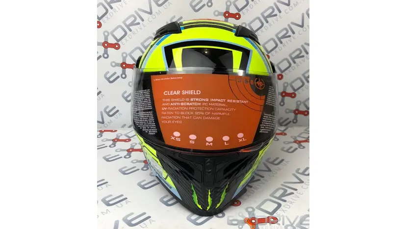 Мотошолом Eхdrive MY-90 VL-46 розмір L фото 2 купити в Україні