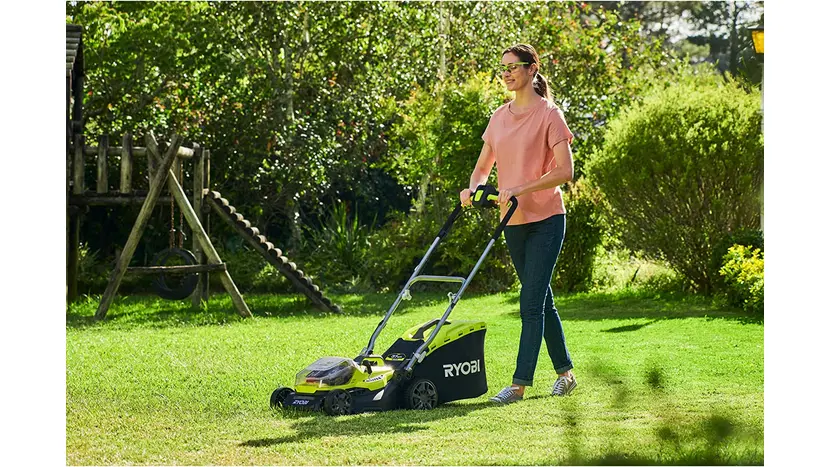 Газонокосарка Ryobi ONE Hybrid RY18LMH37A250 фото 5 купити в Україні