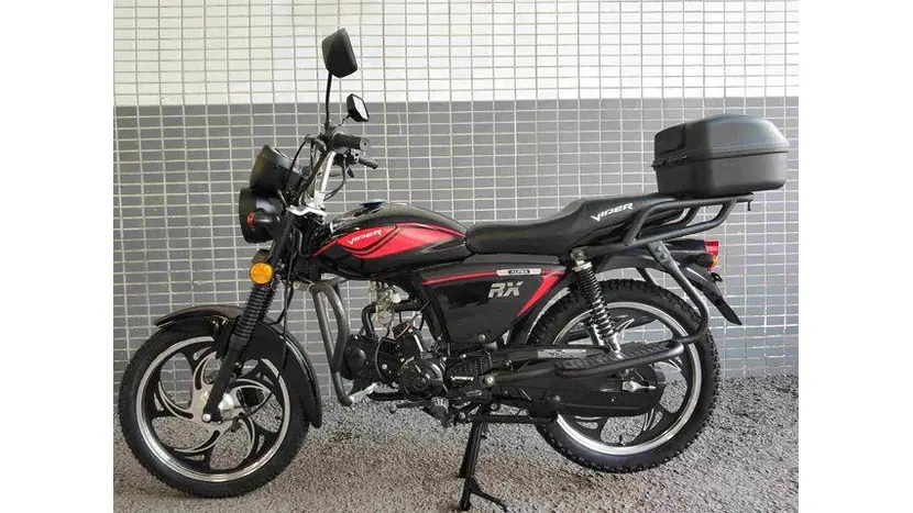 Мопед Viper V125P ALPHA RX (черно/красный), фото фото 2