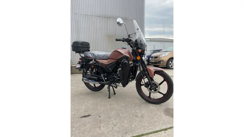 Мопед Viper V125S ALPHA (коричневий) фото 4 купити в Україні