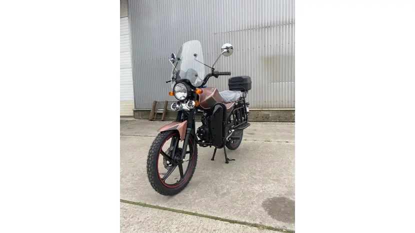Мопед Viper V125S ALPHA (коричневий) фото 2 купити в Україні