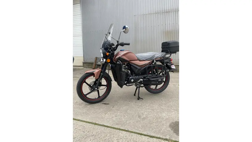 Мопед Viper V125S ALPHA (коричневий) фото 3 купити в Україні